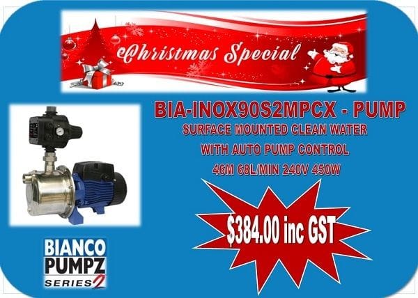 CHRISTMAS SPECIAL - BIA-INOX90S2MPCX - PUMP